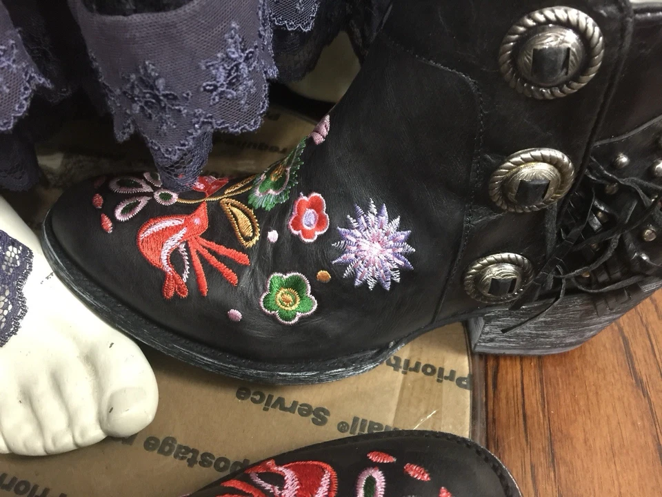 Botas antigas de vaca gringo/mexicana - Imagem 4 de 4