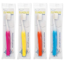 NIMBY Kid's Extra Soft Toothbrushes for Sensitive Teeth and Receding Gums, Pe...