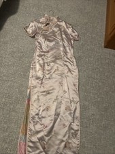 Chinese Dress Qipao 38 Lt Pink Mandarin Collar
