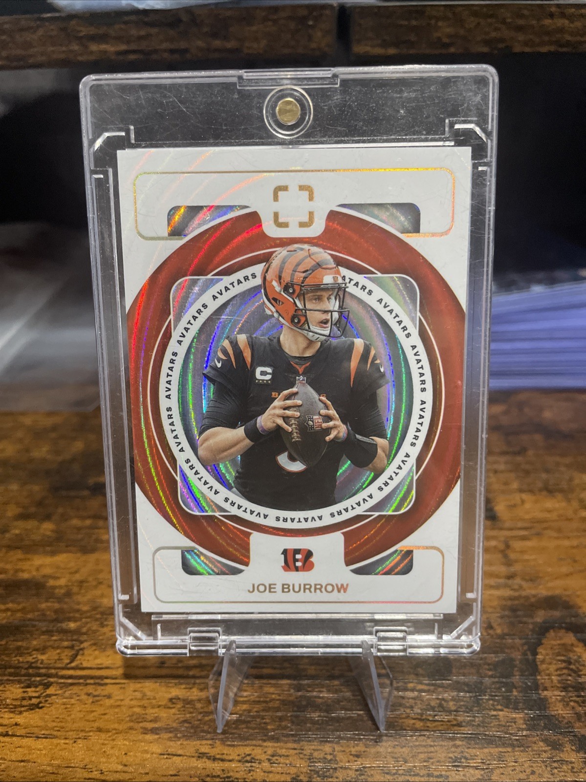 Joe Burrow 2024 Panini Photogenic Football Avatars #3 CASE HIT SSP Bengals Rare