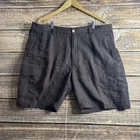 Tommy Bahama Relax Cargo Shorts Mens 40 Brown Tencel Cotton Summertime Casual
