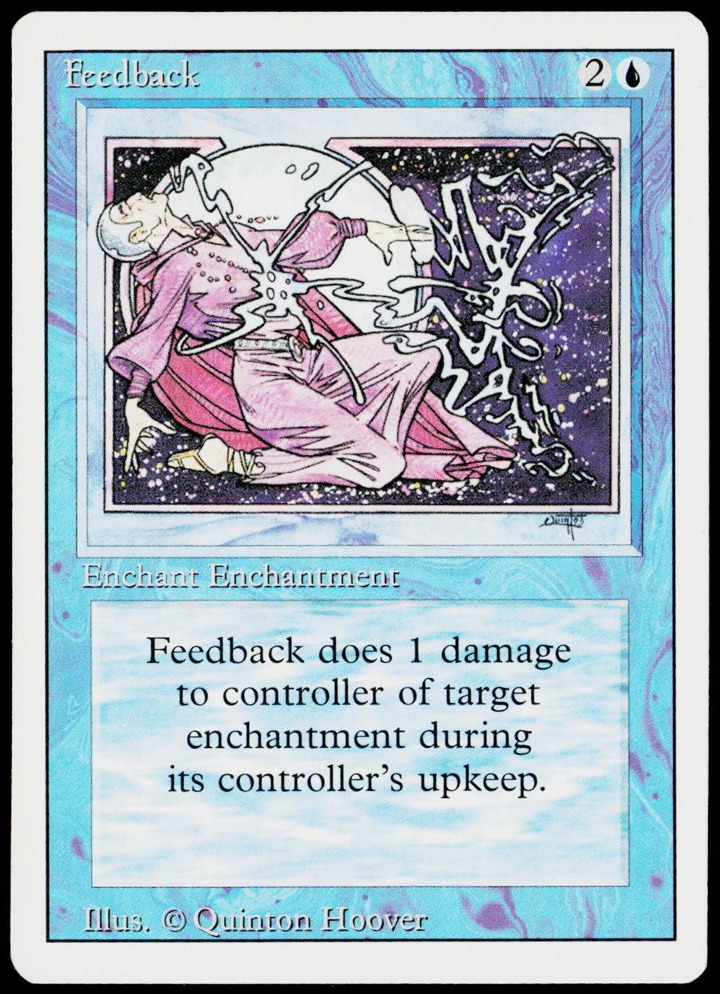 Feedback Uncommon Revised Edition Magic: The Gathering Near Mint