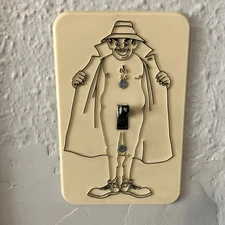 Vintage 1976 Flash It Corp Flasher Light Switch Cover Novelty Switchplate Cover