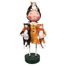 Lori Mitchell ~ Kat's Cats Figurine 7.25” NIB