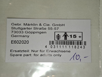 Trix Express / Märklin Glühbirnen E602020 Stecksockel 16 V 35 mA, grün NEU/OVP