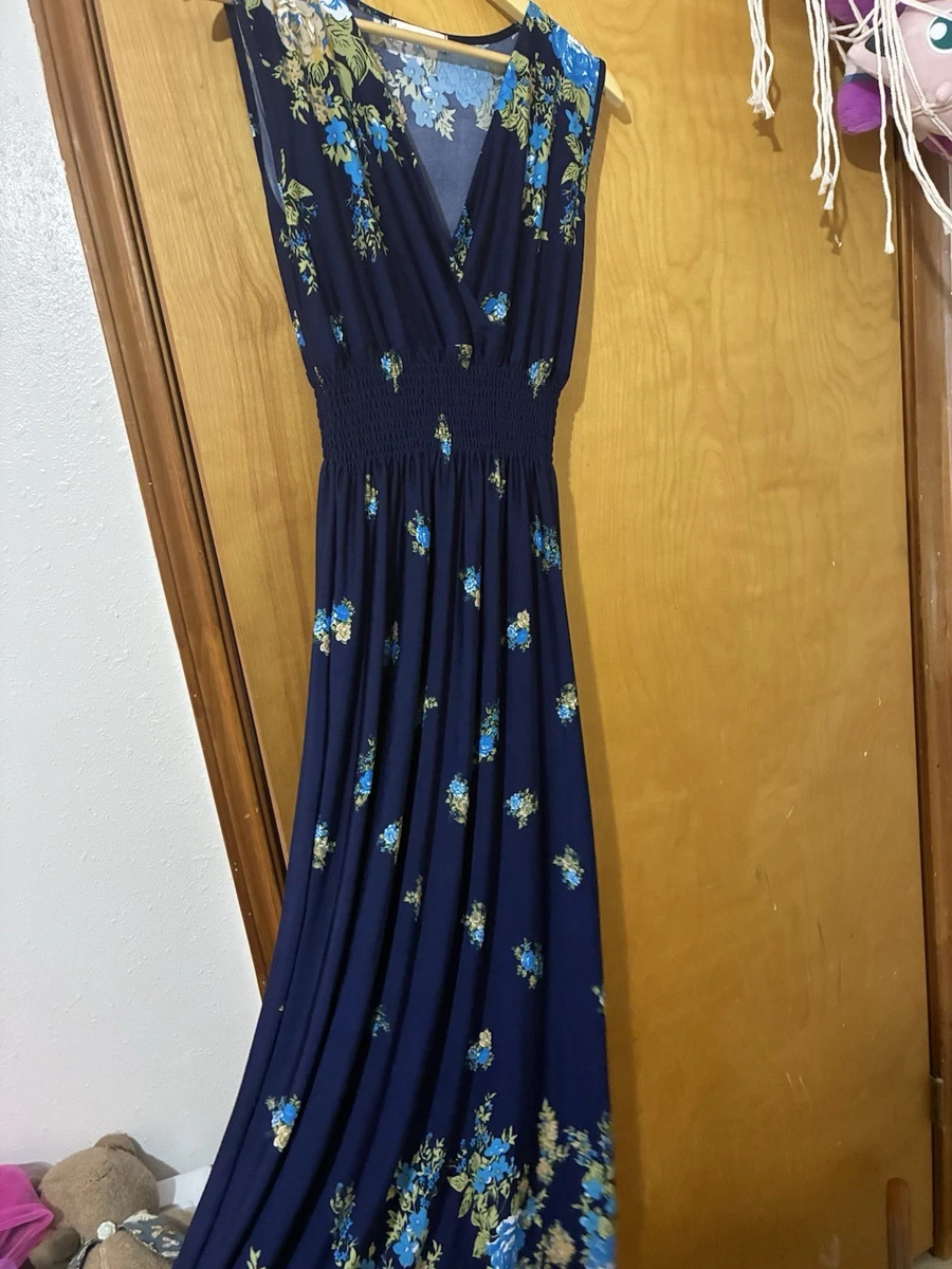 Robe Jon & Anna New York Taille L - Bleu, Rose, Blanc à Volants - Sans Manches
