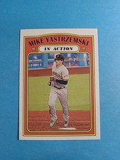 Mike Yastrzemski 2021 Topps Heritage Baseball Card # 136 J0730