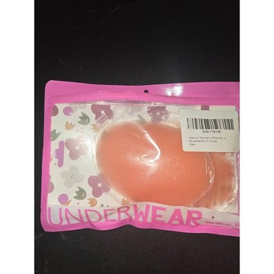 NWT Jeserom Bra Womens Size A Nude Adhesive Strapless Reusable Backless Invisibl