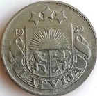 LETLAND : 10 SANTIMU 1922 KM 4