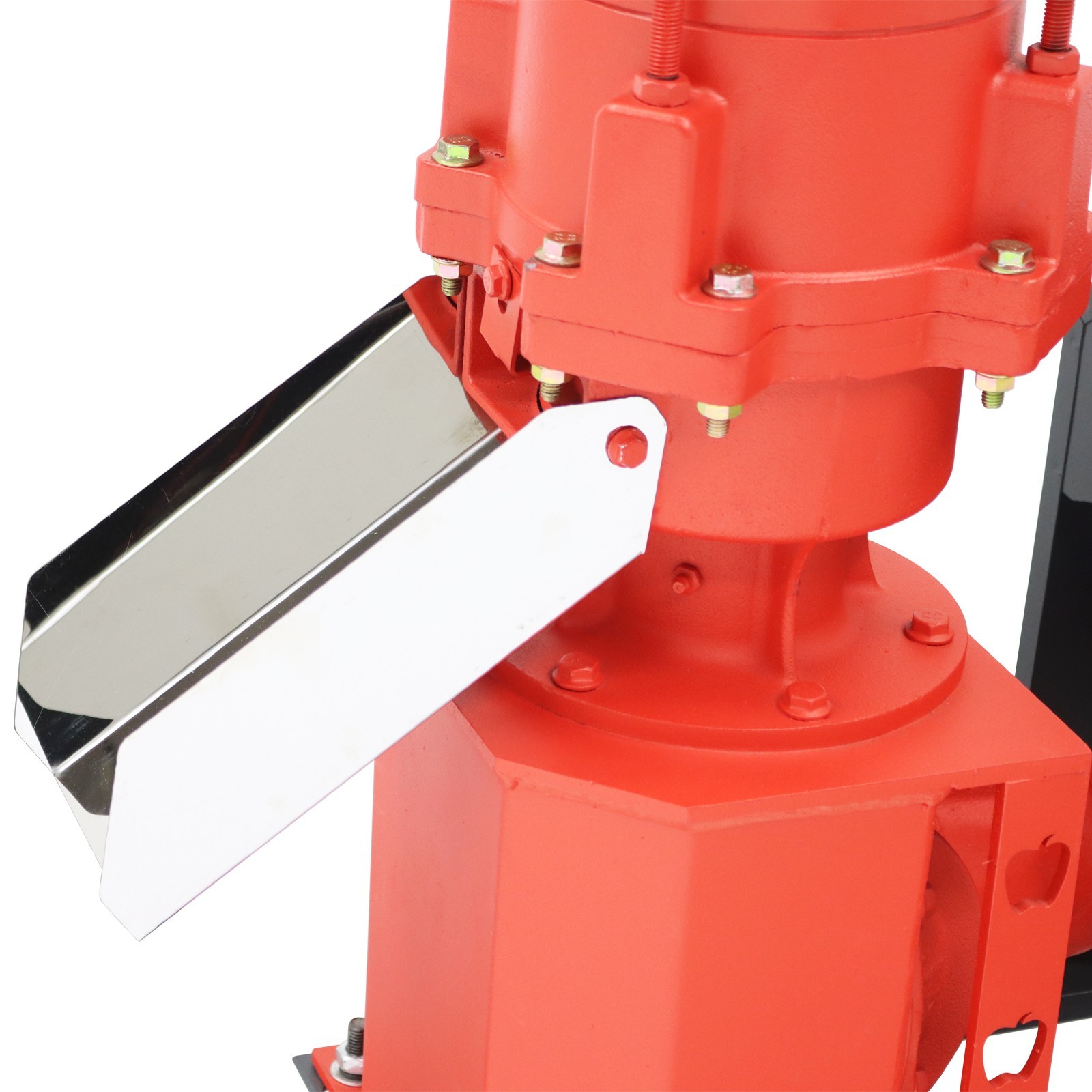 220V 4 Roller Electric 3mm Animal Feed Pellet Mill Machine Feed Pelletizer 3.5KW