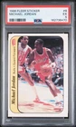 1986 FLEER STICKER #8 MICHAEL JORDAN ROOKIE RC PSA 5