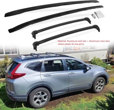 4Pcs Side Rails Cross Bars For 2017-2022 Honda CRV CR-V Roof Rack Cargo Carrier