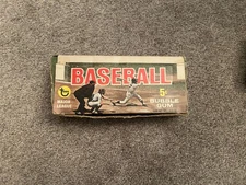 Rare 1968 Topps Baseball Empty 5 Cent Wax Box Nolan Ryan Bench Mantle