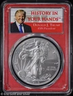 2019 $1 American Silver Eagle PCGS MS 70 | Donald Trump Slab Uncirculated UNC BU