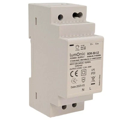 Netzteil Hutschiene BDR-30-12 12V 30W Input 100-240VAC Überlastschutz & kurzschl - Bild 1 von 4