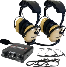 NAVATLAS Communication System - Over-the-Head Headset - Beige NIO132PK