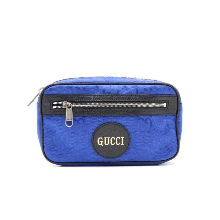 Gucci bleu GG nylon hors grille unisexe sac ceinture bandoulière 631341