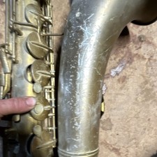 Vintage Brass Saxophone Unlacquered Finish Serial Number N119971