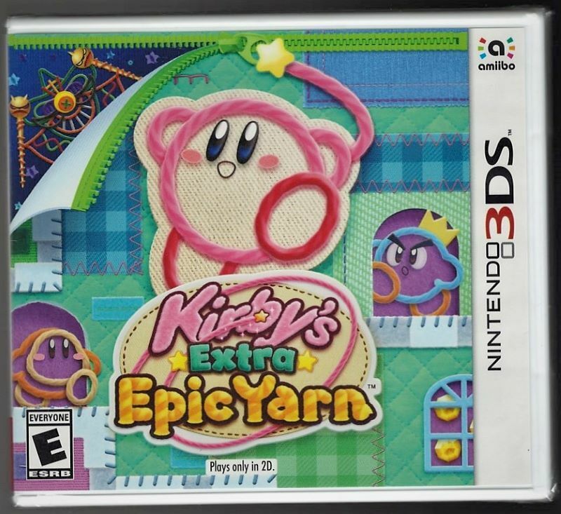 Kirby's Extra Epic Yarn Only Playable In 2D, Listed For New 3DS