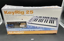 M-Audio KeyRig 25 Midi Controller 2 Octave Compact Travel Size Music Production