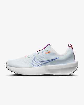 FD2292-107 Nike Interact Run White Glacier Blue Beyond Pink Royal