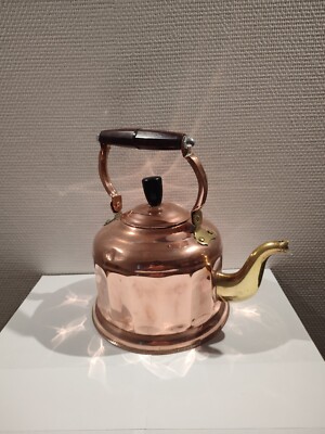 Wasserkocher, Teekanne, Kupfer, Dekoration, Vintage