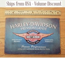 Harley Davidson Premium Grade Sign Harley Premium Grade Sign Harley Shop bleu