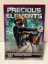 2023 Bowman Platinum Precious Elements Purple Jackson Chourio PE-18 /250 Brewers