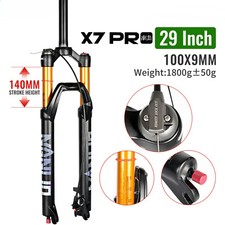 Forcelle pneumatiche sospensione bici mtb ammortizzazione regolazione rimbalzo 120/140mm viaggio