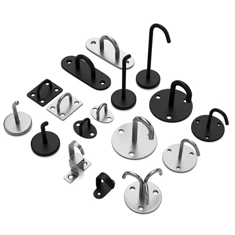 Pad Eye Plate Staple Ring Hook Loop Stainless Steel Ceiling Hook Ceiling Fan - Image 2 of 4