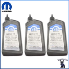 3X Synthetic Gear & Axle Lubricant SAE 75W-140 OEM Mopar 68218657AB