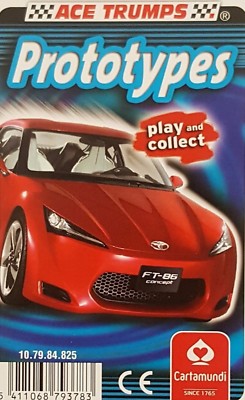 Top Trumps Einzelkarten Prototypen Concept Cars Ace Ausgabe verschiedene (FB3)