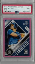 2018 Panini Donruss Optic Jose Altuve Pink PSA 9