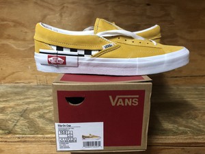 vans slip on cap yellow