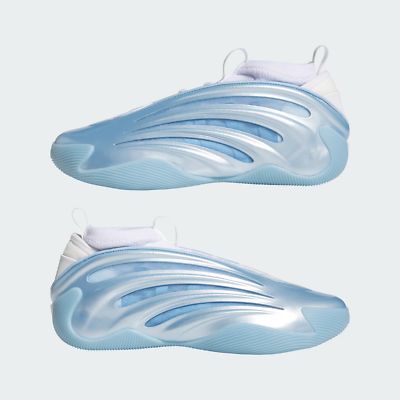 JH6482 adidas Harden Vol.9 Glow Blue Cloud White Core Black  display picture 3