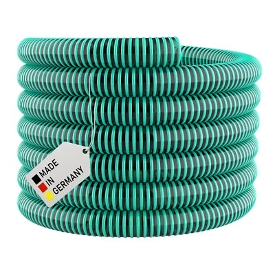 AWM® Saugschlauch GRÜN 40 mm Spiralschlauch Förderschlauch Druckschlauch