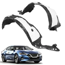 Fender Liner Set W/Insulation Foam For Nissan Maxima 16-23 Front Left&Right 2Pcs