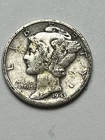 1943-S Mercury Silver Dime CIRCULATED GOOD / VG FREE SHIPPING Lot U705