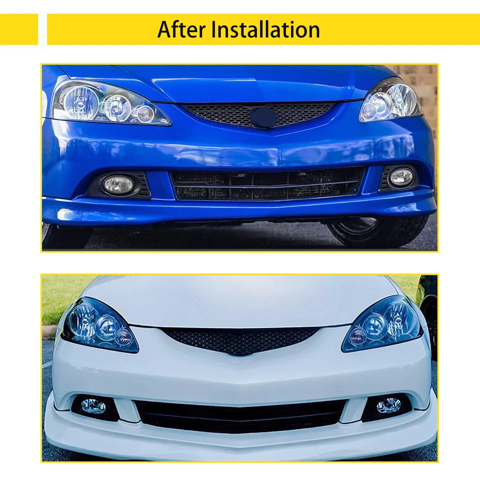 For 2005 2006 Acura RSX Type S Base Front Clear Fog Light Kit + Harness Switch - Image 3 of 4