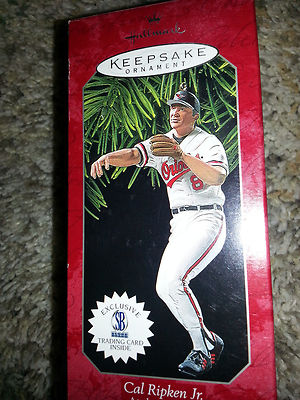 HALLMARK Keepsake 1998 CAL RIPKEN JR. Baseball Card &amp; CHRISTMAS ORNAMENT #3 New 15012432299 | eBay