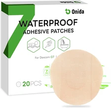 Dexcom G7 Adhesive Patches 20Pcs,Waterproof over Patches for G7 & Stelo Flexible