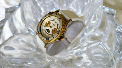 1992 RARE LIMITED EDITION FOSSIL CHRONOGRAPH MOON PHASE  display picture 2