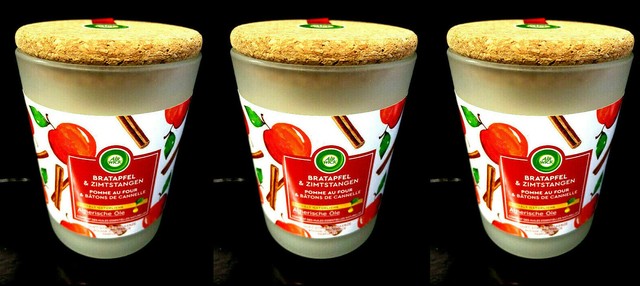 Air Wick Duft Stimmungskerze Bratapfel \u0026 Zimtstangen 185g online kaufen |  eBay