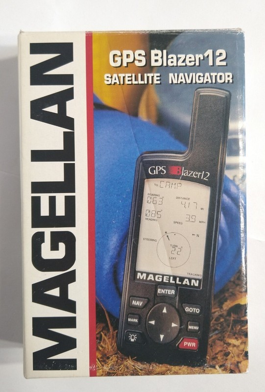 Magellan GPS Blazer 12 Satellite Navigator with Manual Geocaching/Hiking 