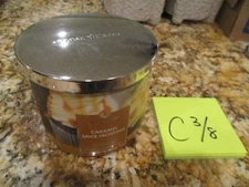 CARAMEL SPICE FROSTING 3 Wick Candle by Goose Creek Candle Co. FREE SHIPPING