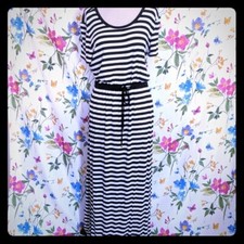 Michael kors long maxi dress black soft beach XL