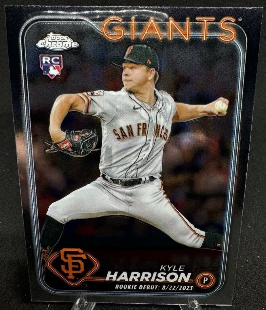 2024 Topps Update Chrome Kyle Harrison Rookie Debut (RC) #USC157 Giants