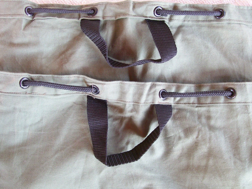MCGUIRE-NICHOLAS WORKWEAR BAGS-BRAND NEW-ARMY GREEN W/DRAWSTRING & HANDLES - Picture 8 of 10