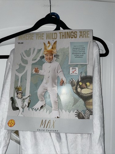 Costume Dove Sono Le Cose Selvagge Gioco di Max Rubie Bambini Tg Small 2-3T Halloween - Foto 3 di 5