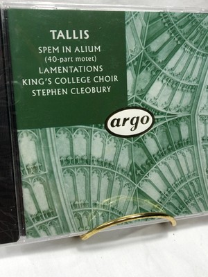 Argo - Tallis Spem in Alium - King's College Choir/ Stephen Cleobury - Music CD